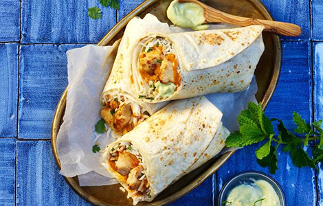 Tandoori Chicken Wrap